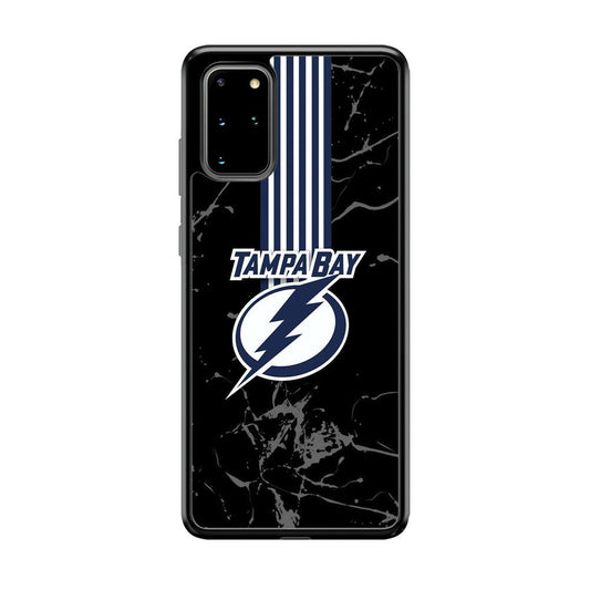 Tampa Bay Lightning Grey Light Samsung Galaxy S20 Plus Case-Rubber Black (2D Case)-Oxvistore