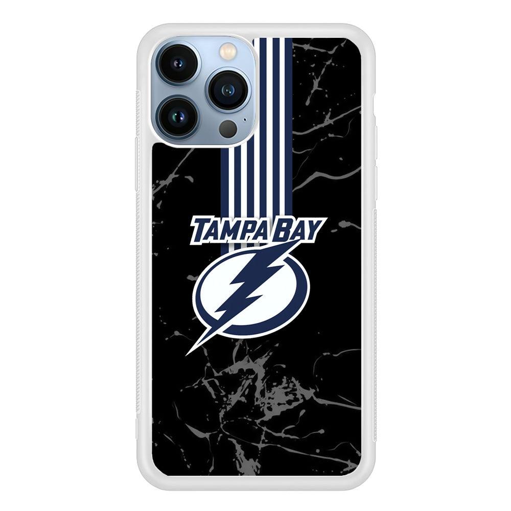 Tampa Bay Lightning Grey Light iPhone 14 Pro Case-Oxvistore