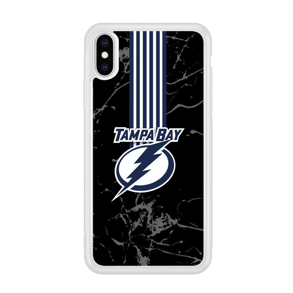 Tampa Bay Lightning Grey Light iPhone Xs Max Case-Oxvistore