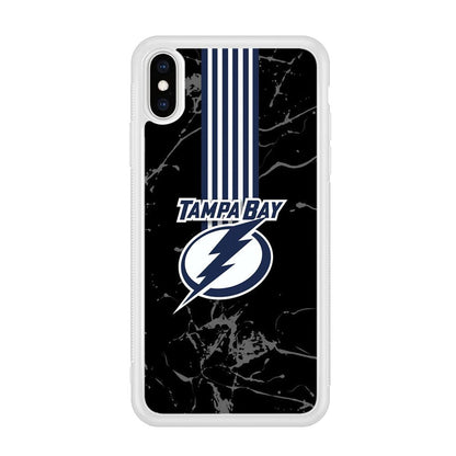 Tampa Bay Lightning Grey Light iPhone Xs Max Case-Oxvistore