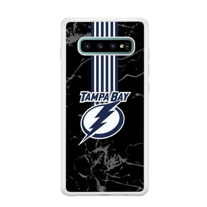 Tampa Bay Lightning Grey Light Samsung Galaxy S10 Case-Oxvistore