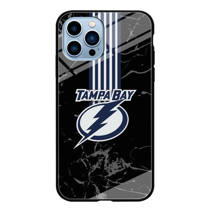 Tampa Bay Lightning Grey Light iPhone 14 Pro Max Case-Oxvistore