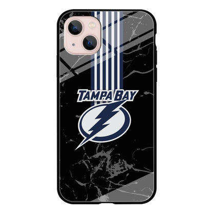 Tampa Bay Lightning Grey Light iPhone 14 Case-Oxvistore