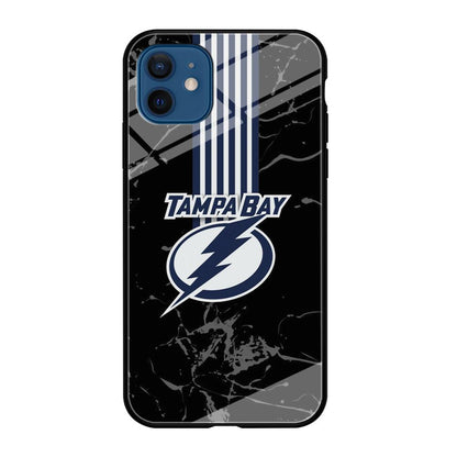 Tampa Bay Lightning Grey Light iPhone 12 Case-Oxvistore