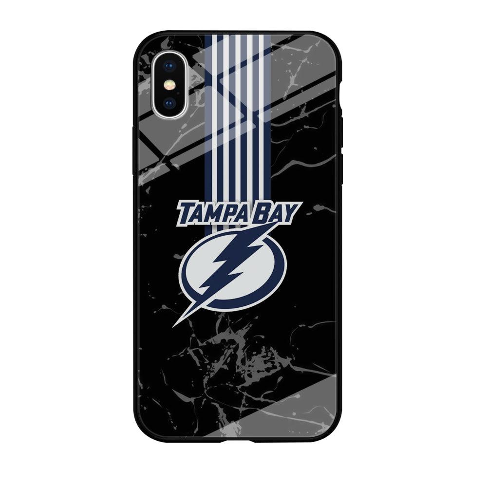 Tampa Bay Lightning Grey Light iPhone Xs Max Case-Oxvistore