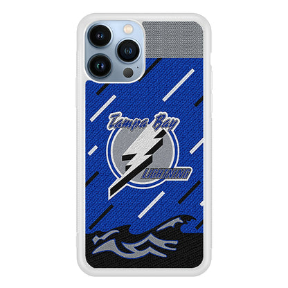 Tampa Bay Lightning Pattern 2D Rubber Phone Case