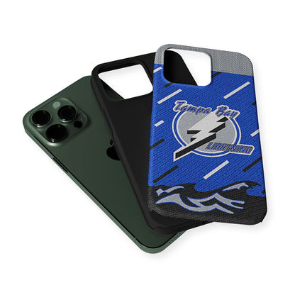 Tampa Bay Lightning Pattern 2 in 1 Tough Phone Case