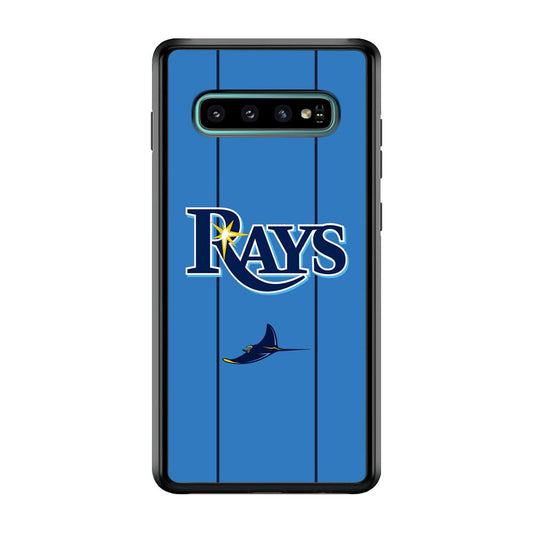 Tampa Bay Rays Jersey Adaptation Samsung Galaxy S10 Case-Oxvistore