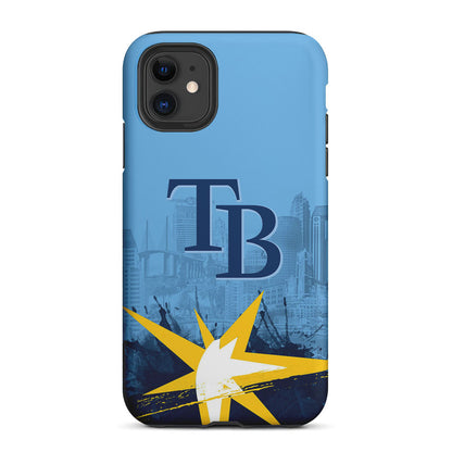 Tampa Bay Rays Logo 2 in 1 Tough Phone Case