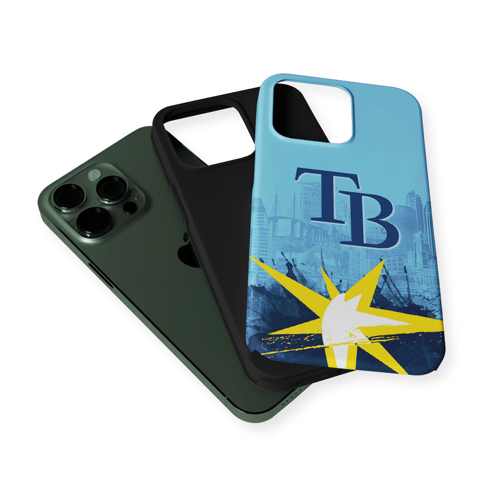 Tampa Bay Rays Logo 2 in 1 Tough Phone Case