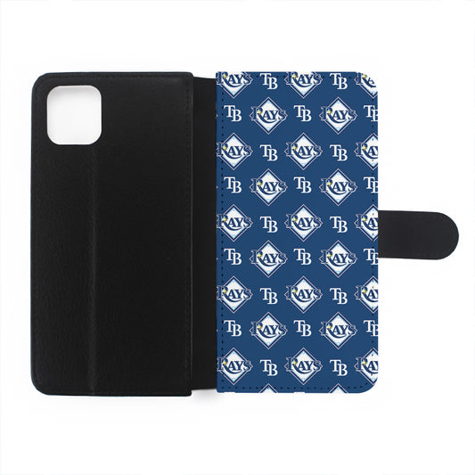 Tampa Bay Rays Pattern Flip Wallet Phone Case