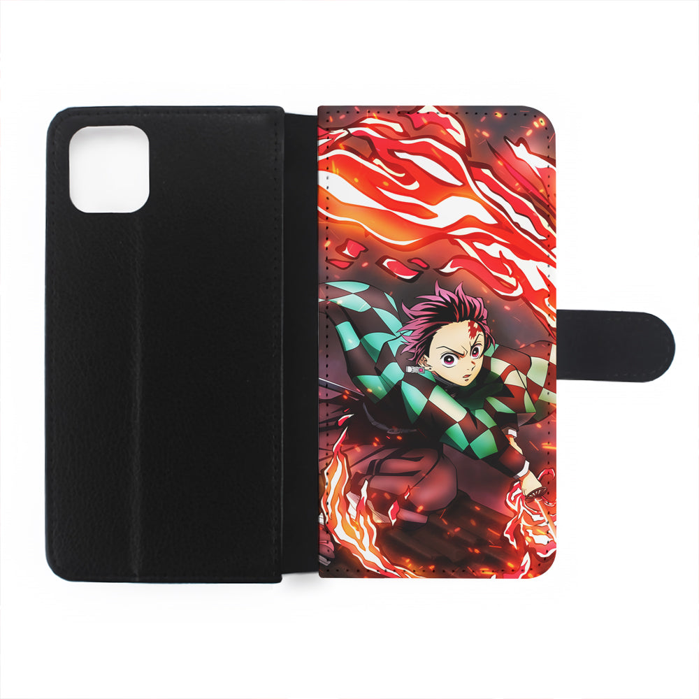 Tanjiro Kamado Demon Slayer Anime Flip Wallet Phone Case