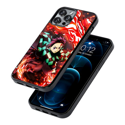 Tanjiro Kamado Demon Slayer Anime 2D Rubber Phone Case