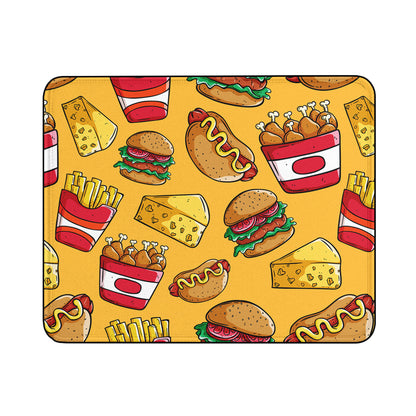 Tasty Junk Food Pattern Mouse Pads