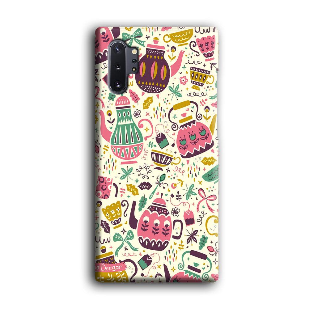 Tea Time with Big Kettles Samsung Galaxy Note 10 Plus Case-Oxvistore