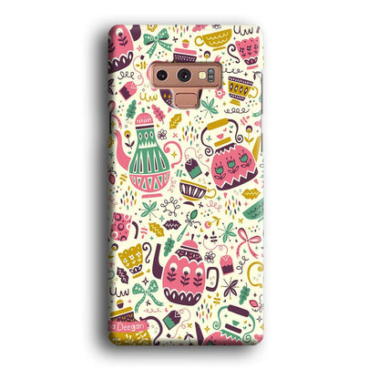 Tea Time with Big Kettles Samsung Galaxy Note 9 Case-Oxvistore