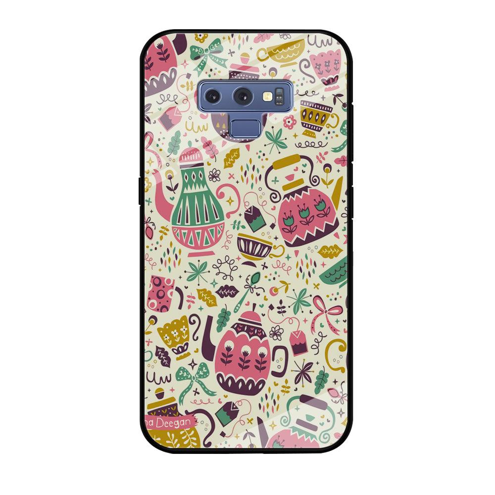 Tea Time with Big Kettles Samsung Galaxy Note 9 Case-Oxvistore