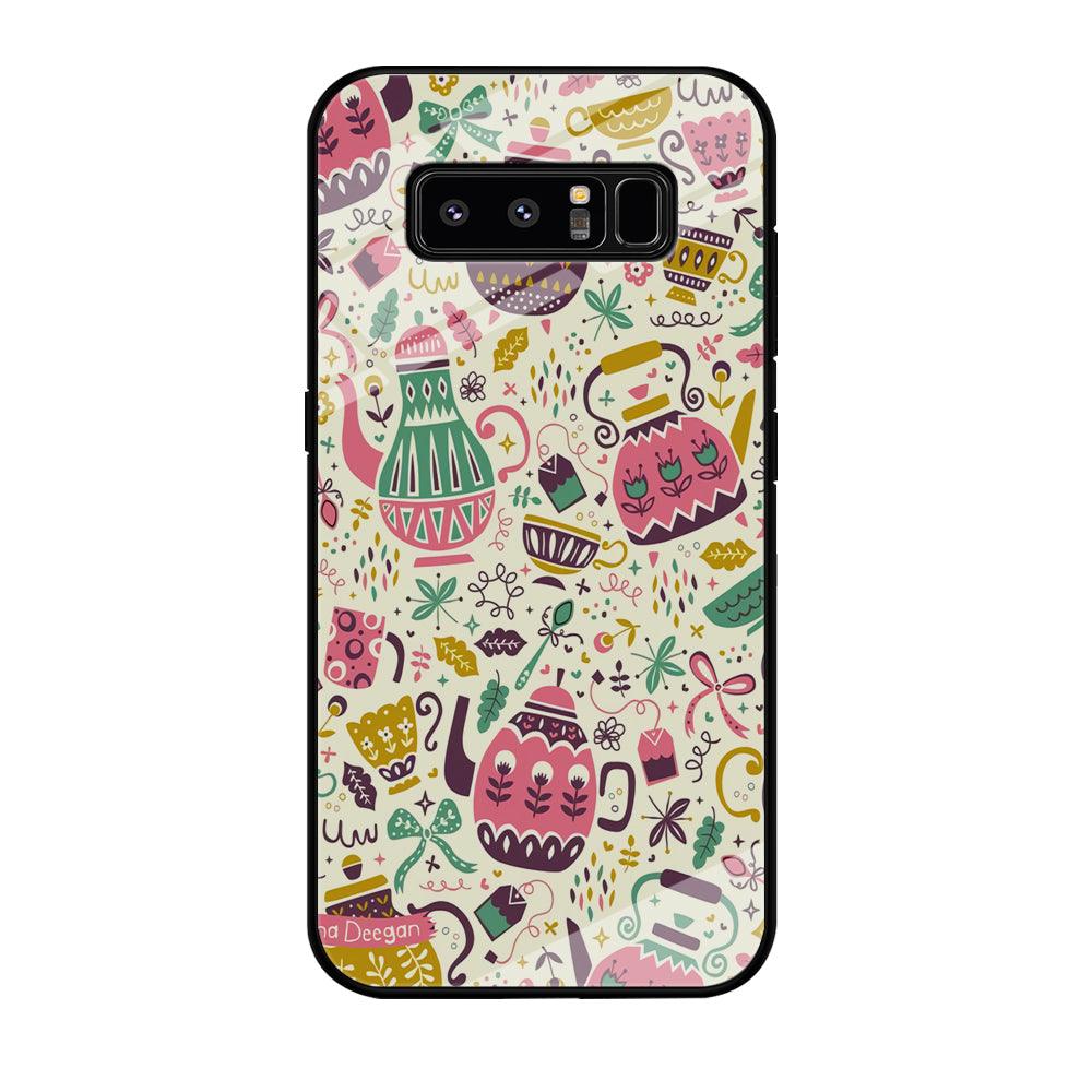 Tea Time with Big Kettles Samsung Galaxy Note 8 Case-Oxvistore