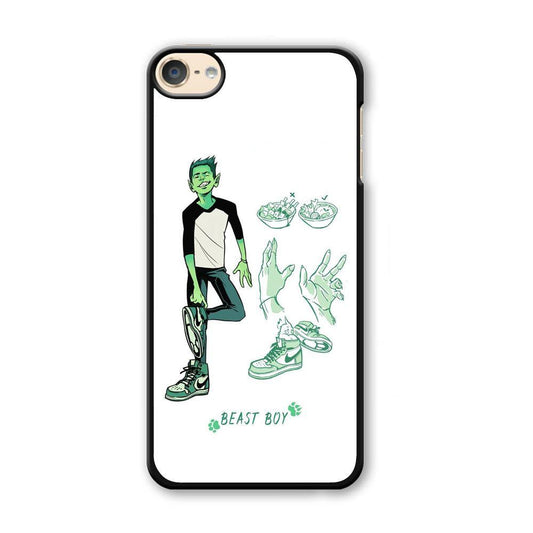 Teen Titans Beast Boy Equipment iPod Touch 6 Case-Plastic Black (2D Case)-Oxvistore