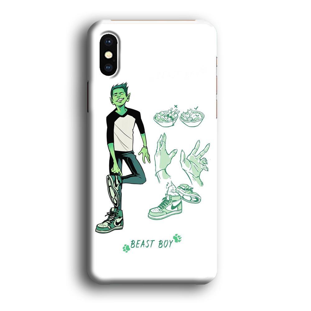 Teen Titans Beast Boy Equipment iPhone X Case-Oxvistore