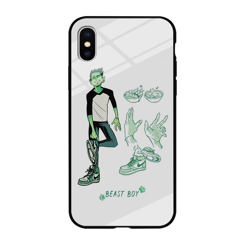 Teen Titans Beast Boy Equipment iPhone XS Case-Oxvistore