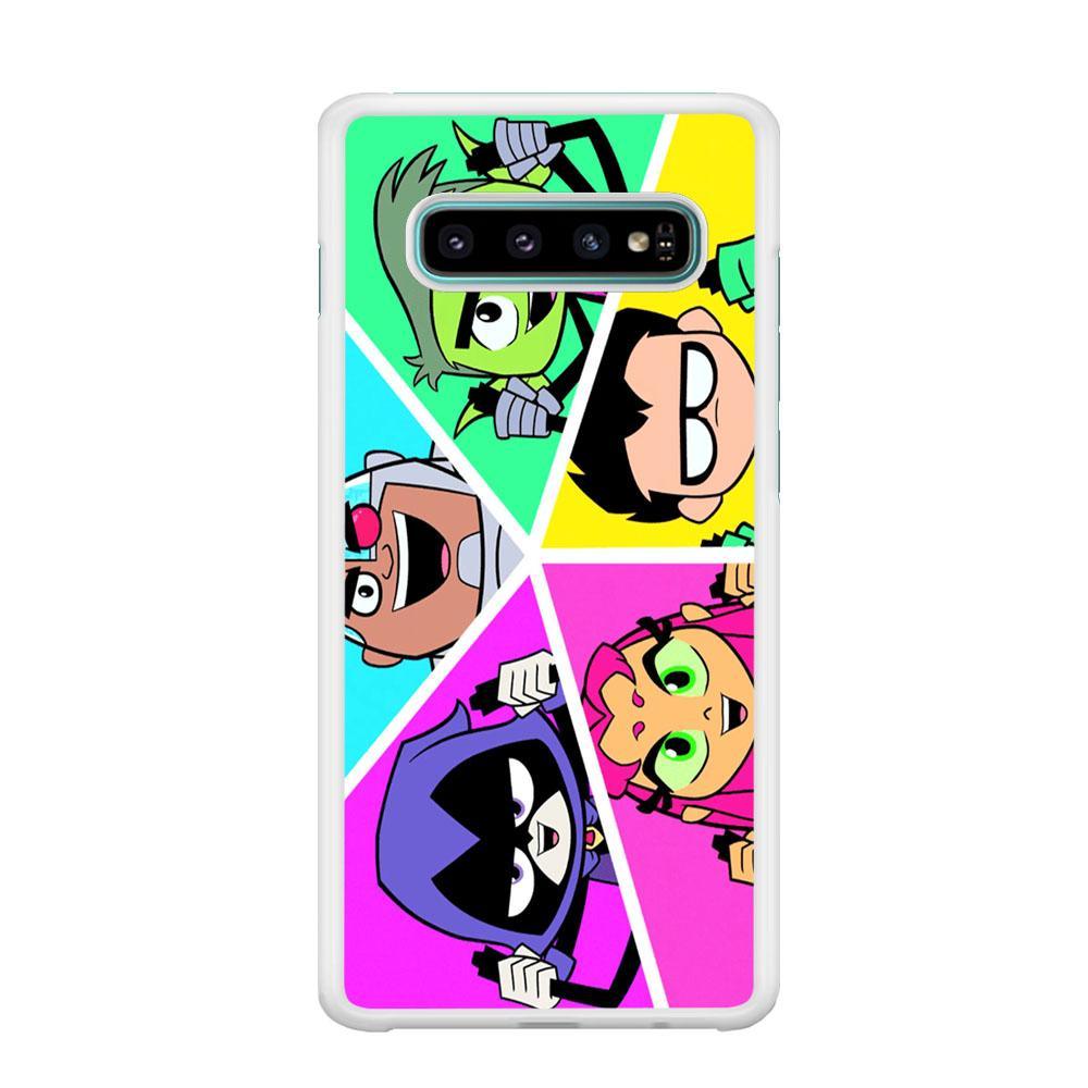 Teen Titans Heroes Family Samsung Galaxy S10 Case-Oxvistore