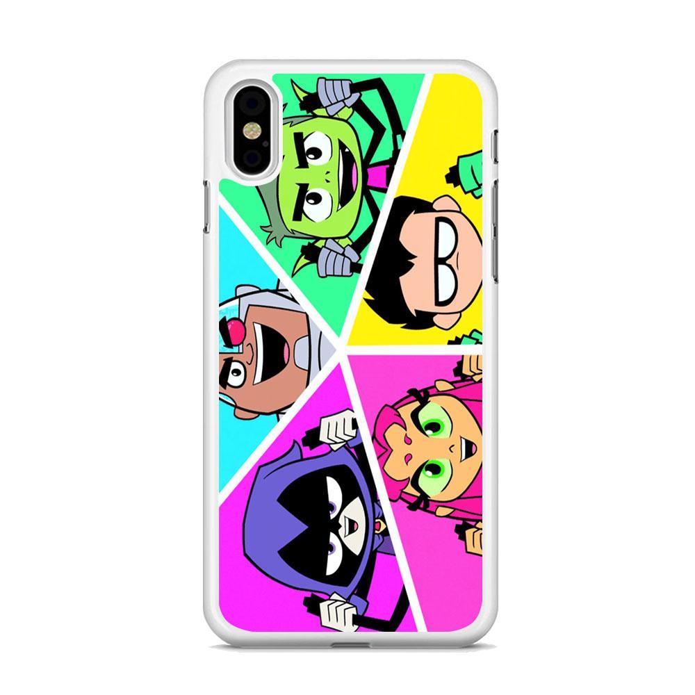 Teen Titans Heroes Family iPhone XS Case-Oxvistore