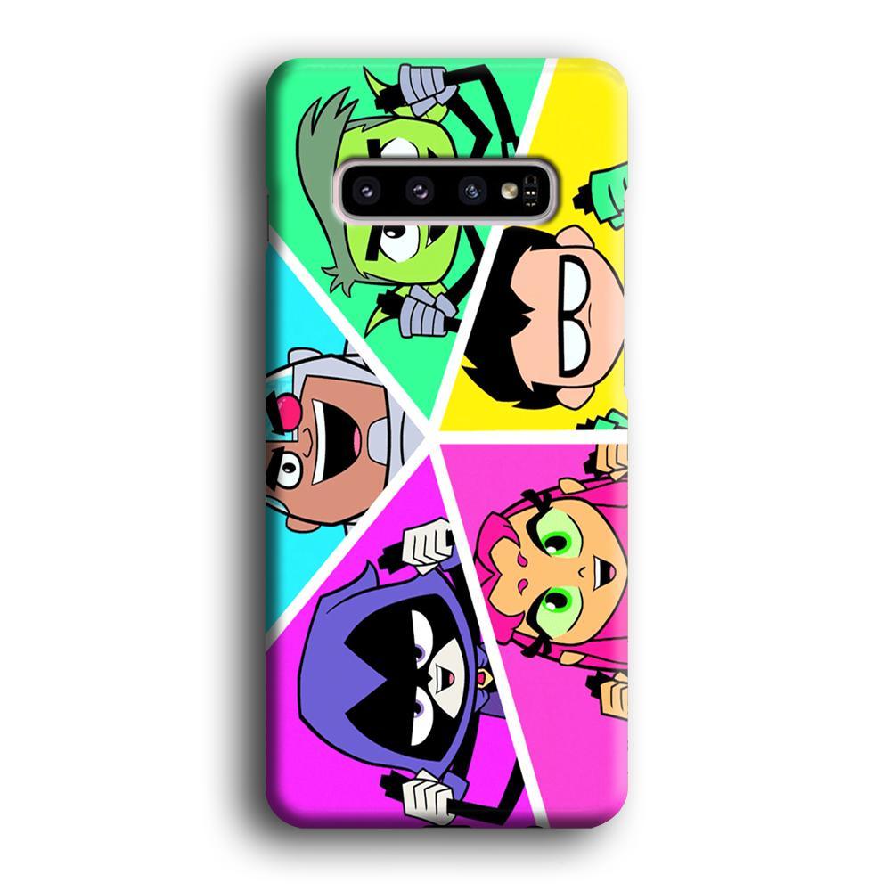 Teen Titans Heroes Family Samsung Galaxy S10 Case-Oxvistore