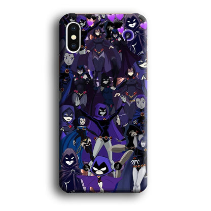 Teen Titans Raven Wallpapers iPhone XS Case-Oxvistore