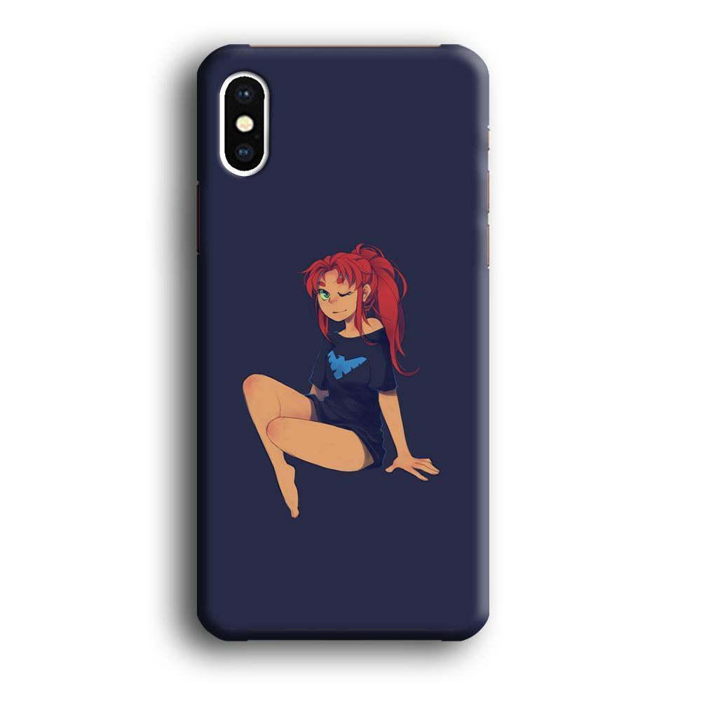 Teen Titans Star Fire Beauty iPhone XS Case-Oxvistore