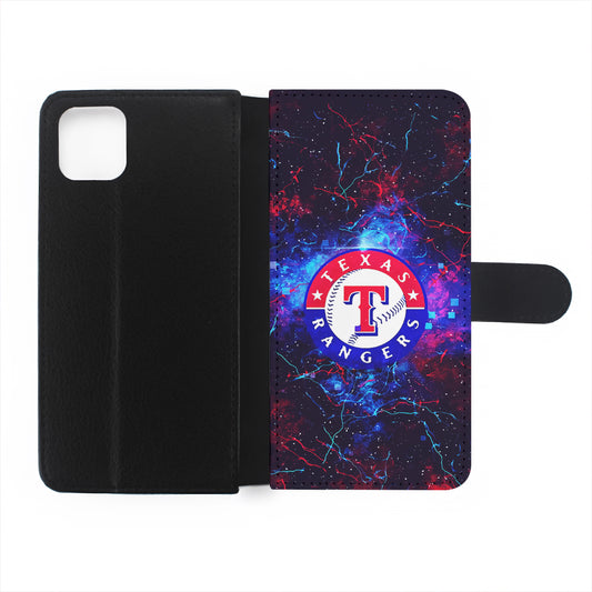 Texas Rangers Abstract Flip Wallet Phone Case