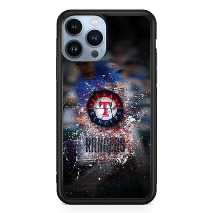 Texas Rangers Logo 2D Rubber Phone Case