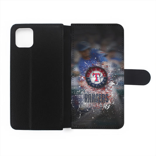 Texas Rangers Logo Flip Wallet Phone Case