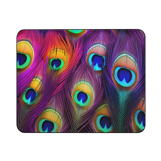 Texture of Peacock Tail Mouse Pads-18x21 CM-Oxvistore