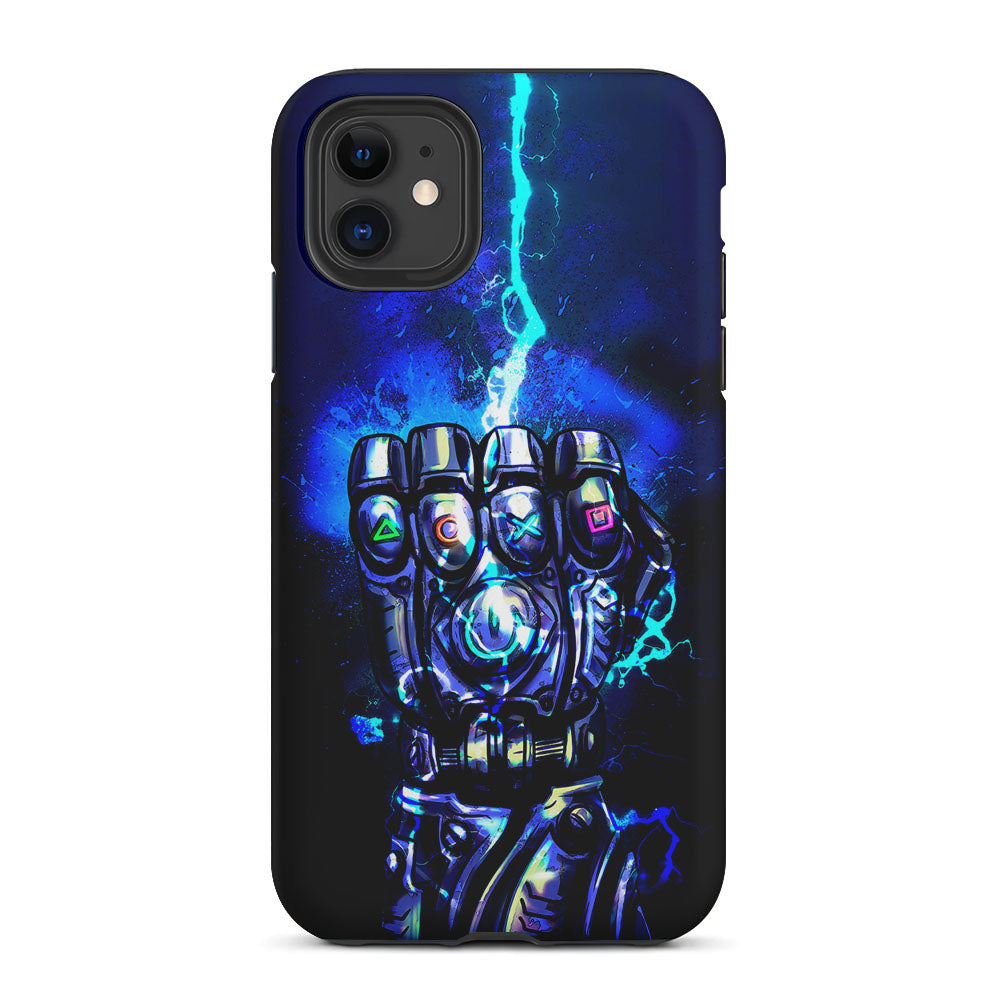 Thanos Gauntlet Stick Symbol 2 in 1 Tough Phone Case