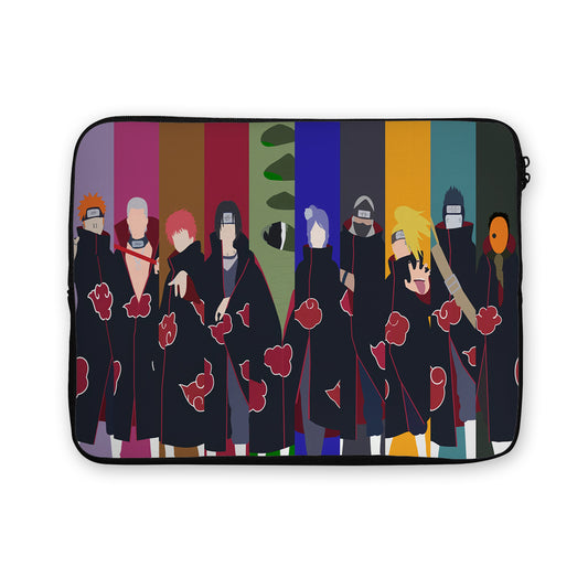 The Akatsuki Team Silhouette Laptop Sleeve Protective Cover