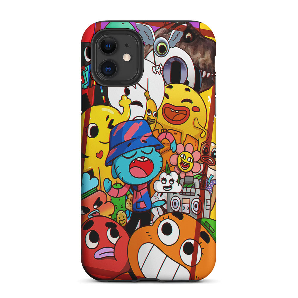 The Amazing World of Gumball Cartoon 2 in 1 Tough Phone Case