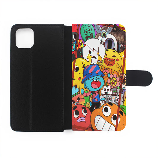 The Amazing World of Gumball Cartoon Flip Wallet Phone Case