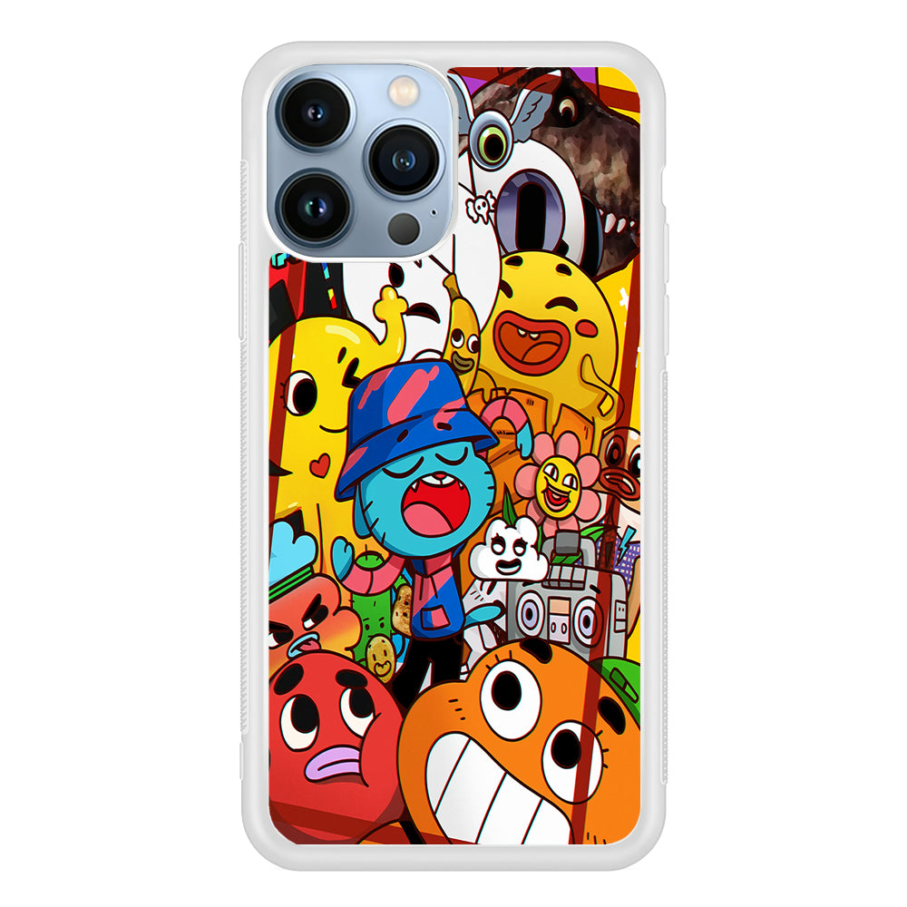 The Amazing World of Gumball Cartoon 2D Rubber Phone Case