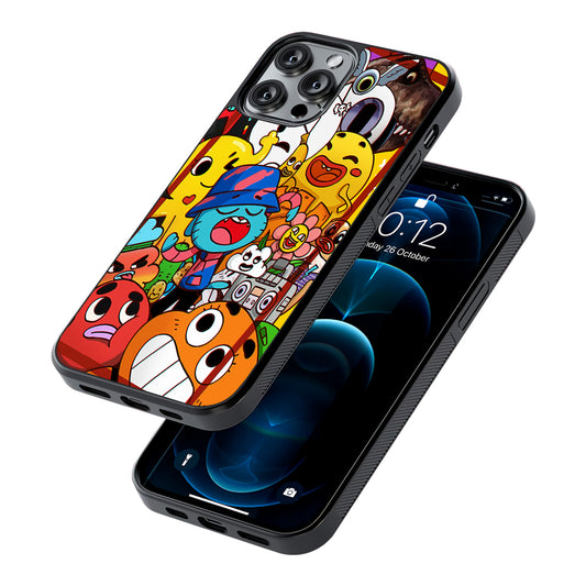 The Amazing World of Gumball Cartoon 2D Rubber Phone Case