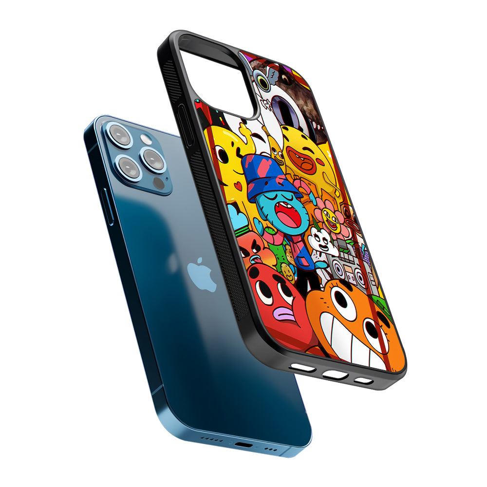 The Amazing World of Gumball Cartoon 2D Rubber Phone Case