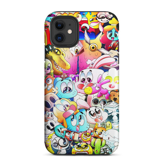 The Amazing World of Gumball Character 2 in 1 Tough Phone Case