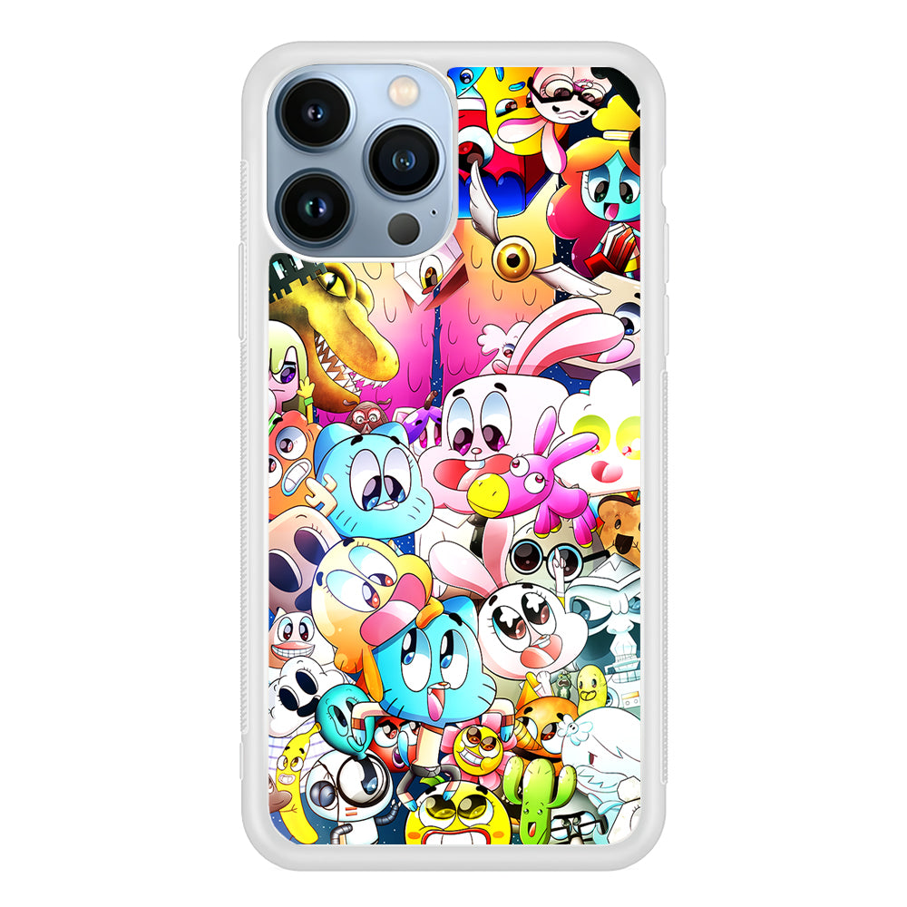 The Amazing World of Gumball Character 2D Rubber Phone Case