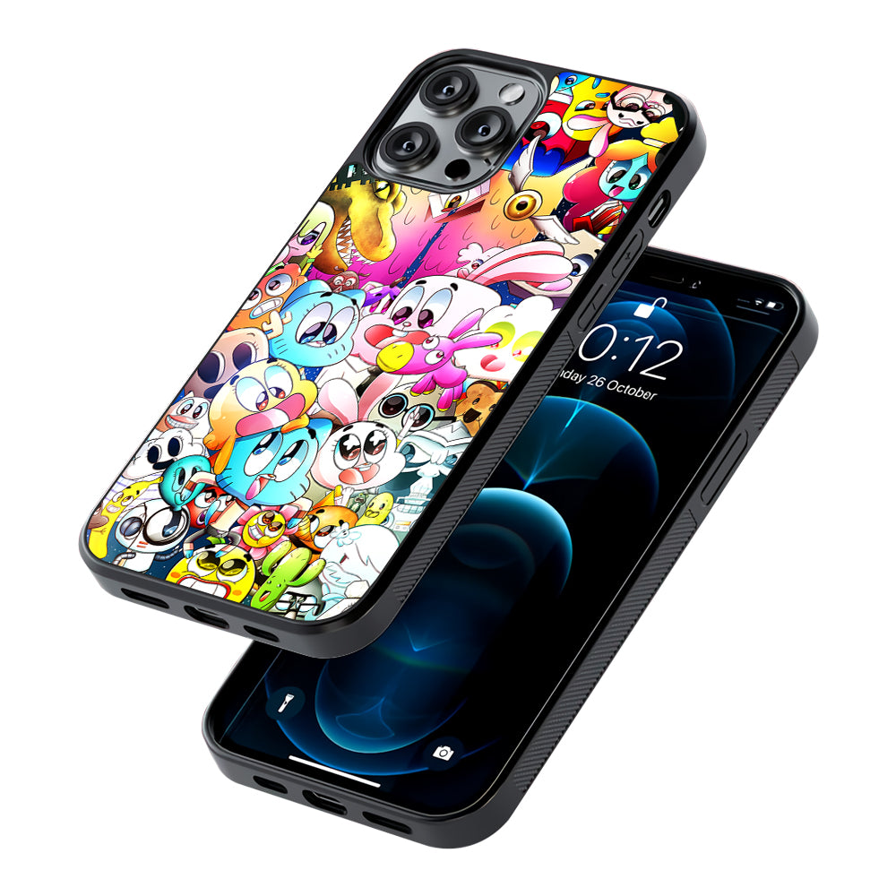 The Amazing World of Gumball Character 2D Rubber Phone Case