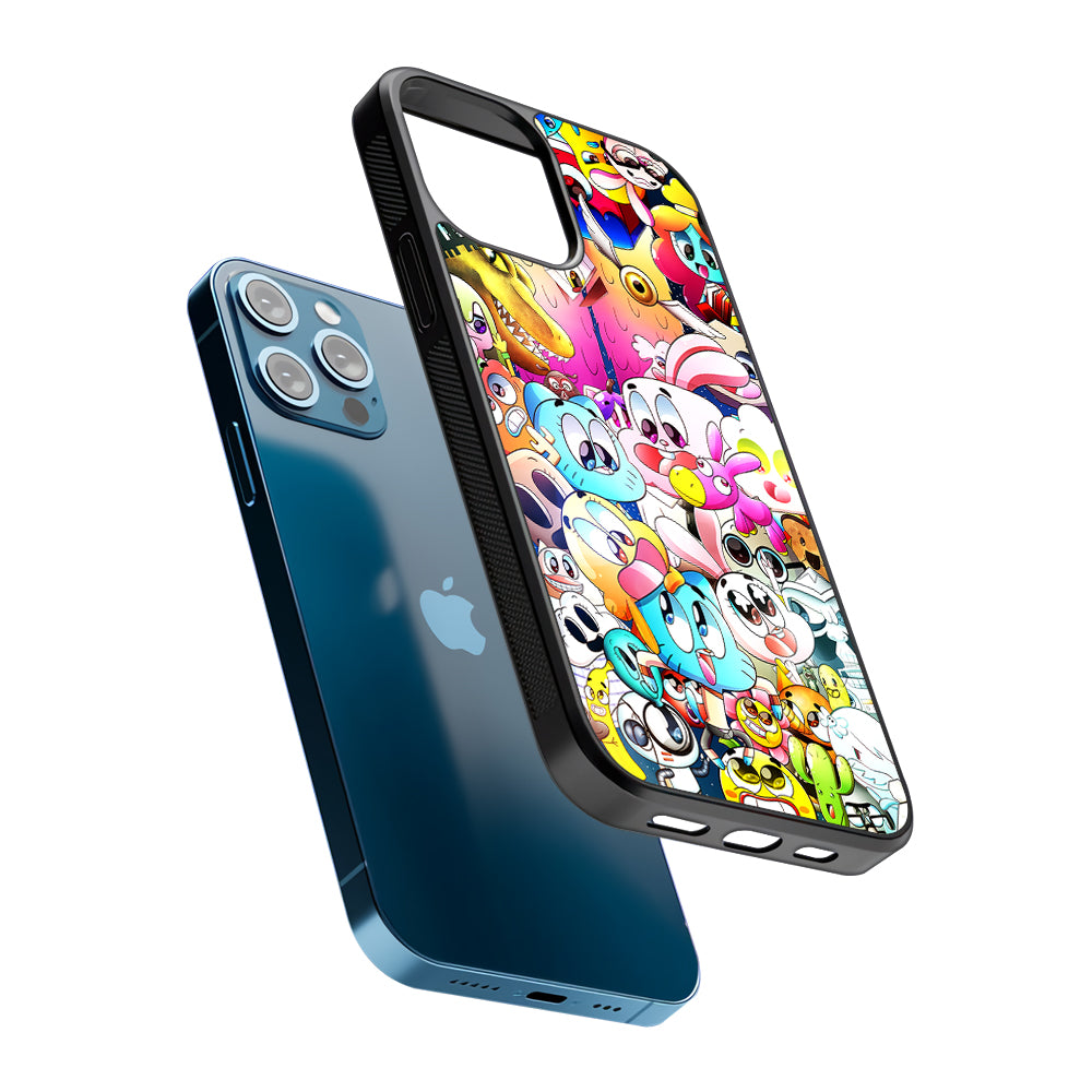 The Amazing World of Gumball Character 2D Rubber Phone Case