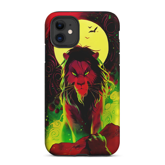 The Angry Lion King 2 in 1 Tough Phone Case