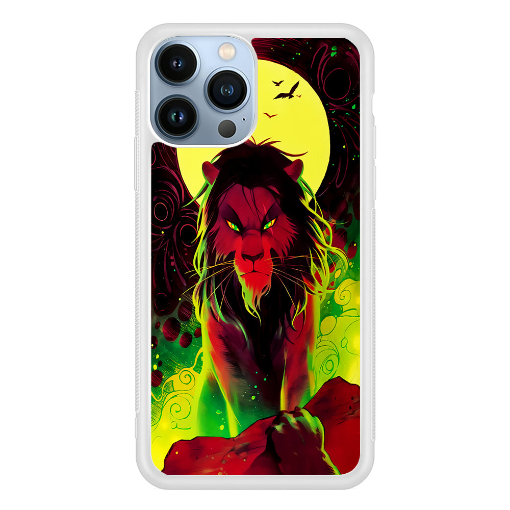 The Angry Lion King 2D Rubber Phone Case