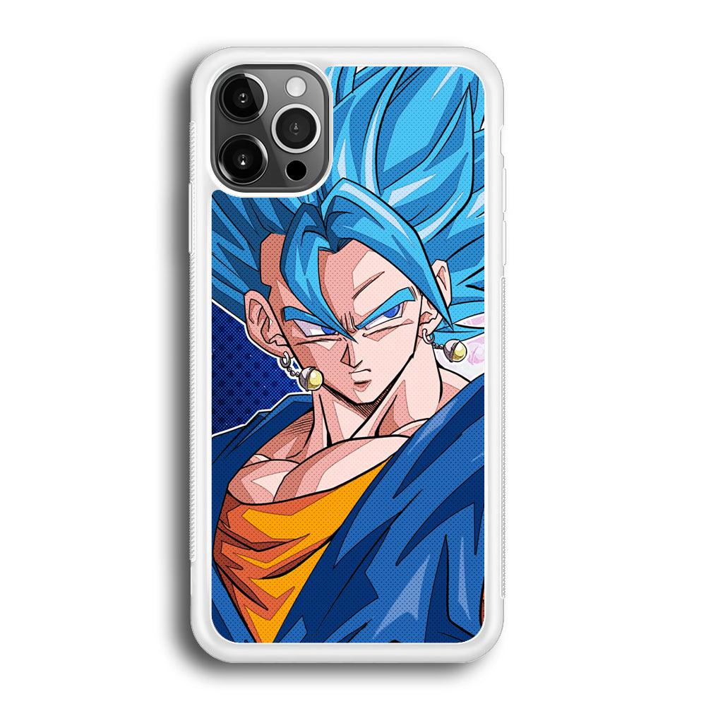 The Bluish Saiyan Stare iPhone 12 Pro Max Case-Oxvistore