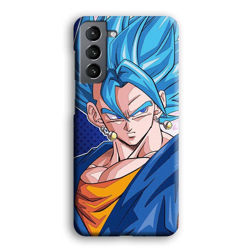 The Bluish Saiyan Stare Samsung Galaxy S21 Case-Oxvistore