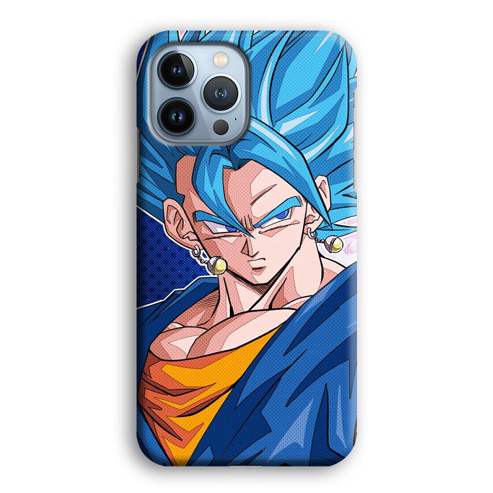 The Bluish Saiyan Stare iPhone 15 Pro Max Case-Oxvistore